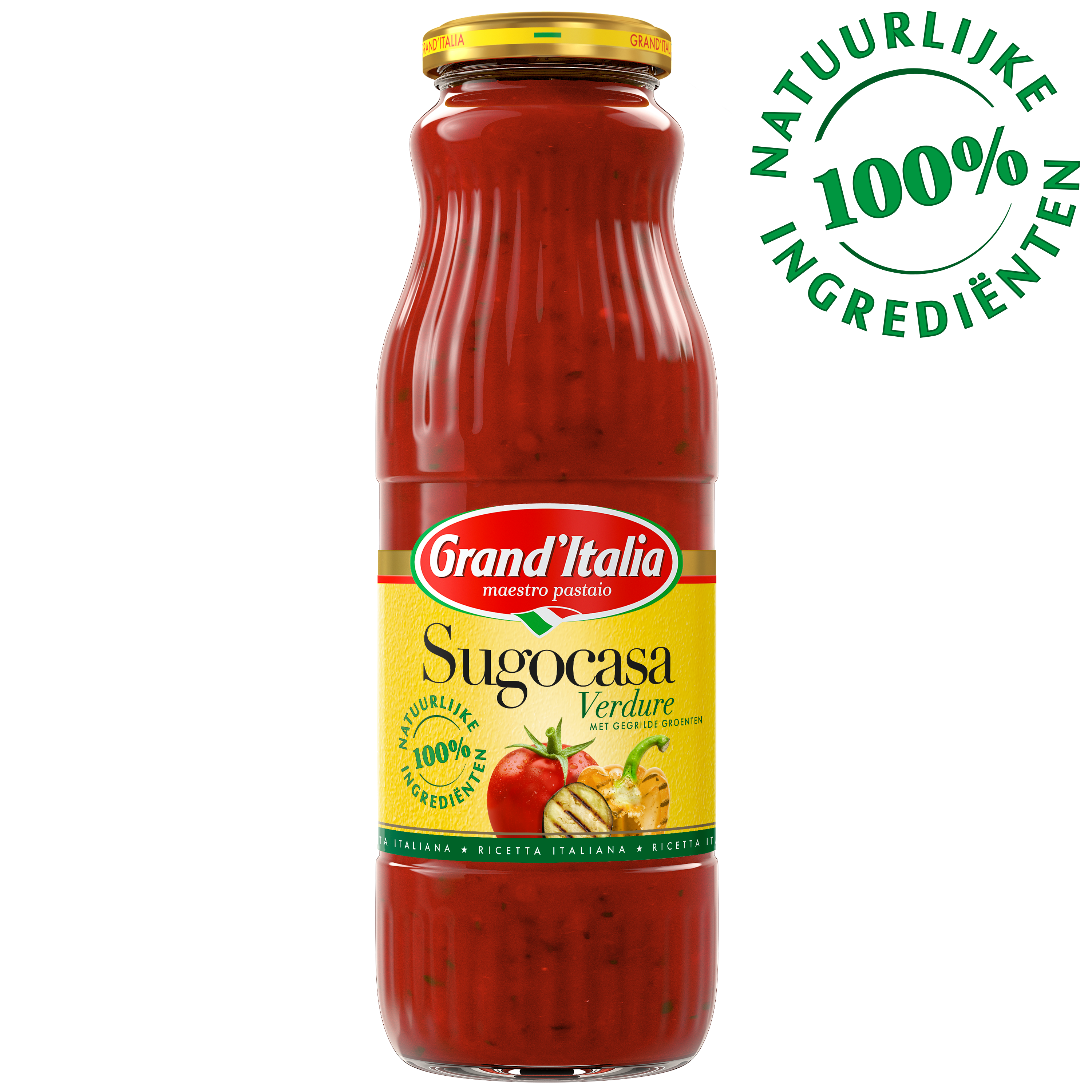 Pastasaus Sugocasa Verdure 690g Grand'Italia - claim